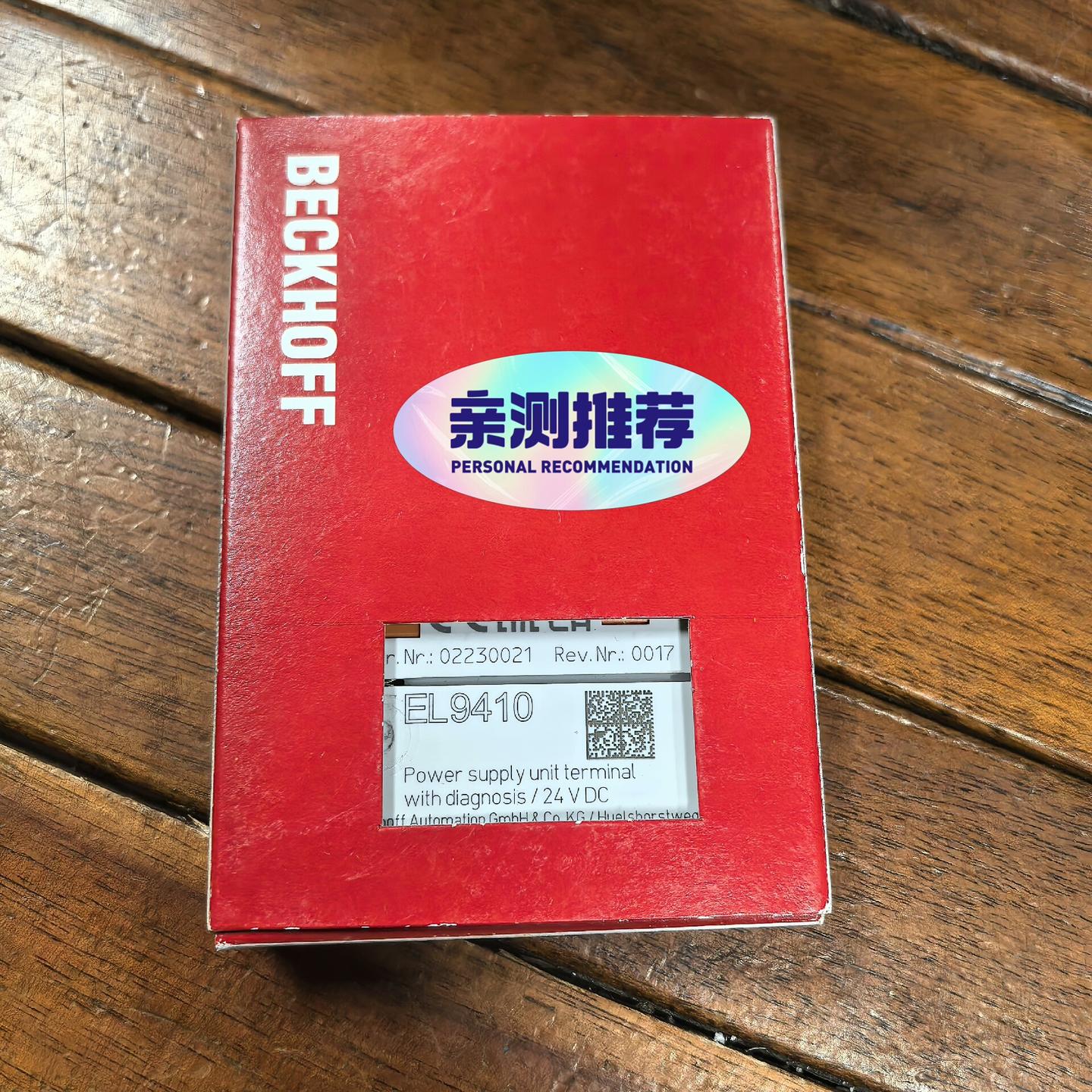 【】倍福EL9410电源端子 24 V DC 未