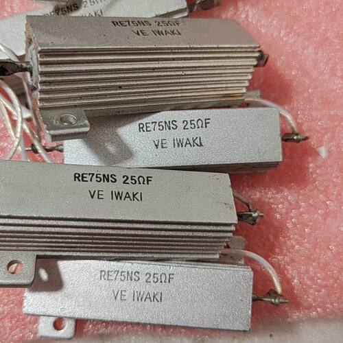 IWAKI铝壳电阻 RE75NS 25ΩF