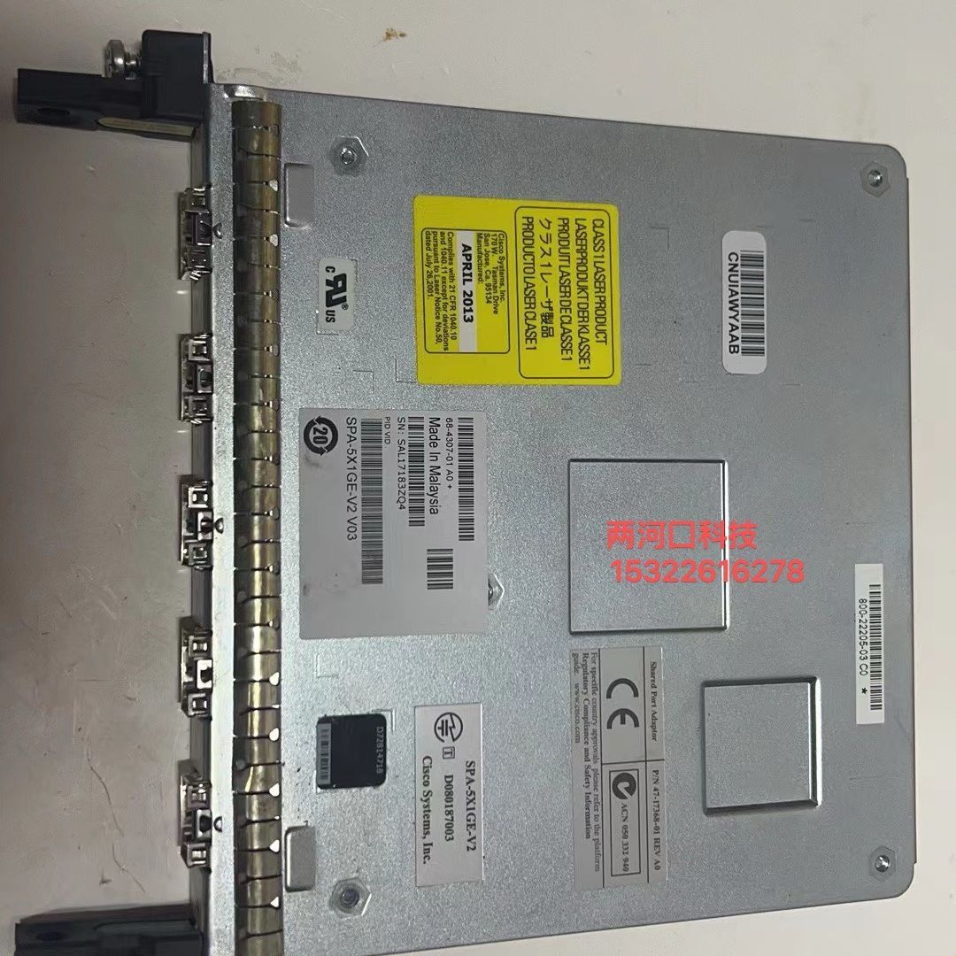 全新原装cisco 思科SPA-5X1GE-v2接口板模块