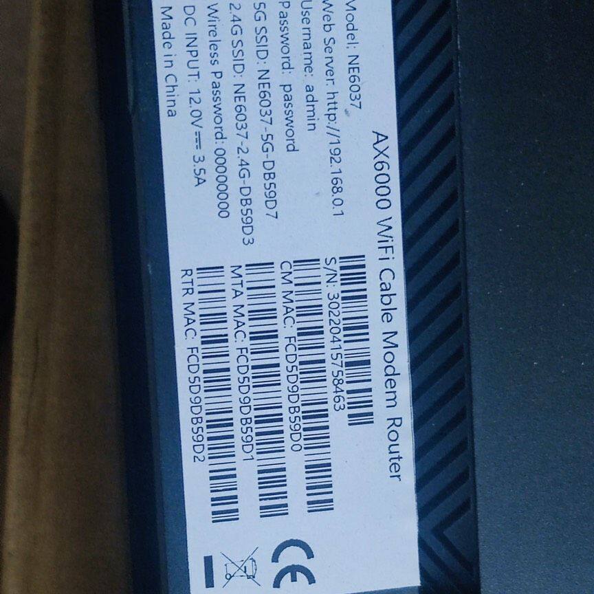 Ax6000路由器 功能正常 图片都是实图