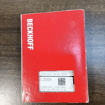 倍福EL3064模块 轻微使用痕迹 德国制造 品证。