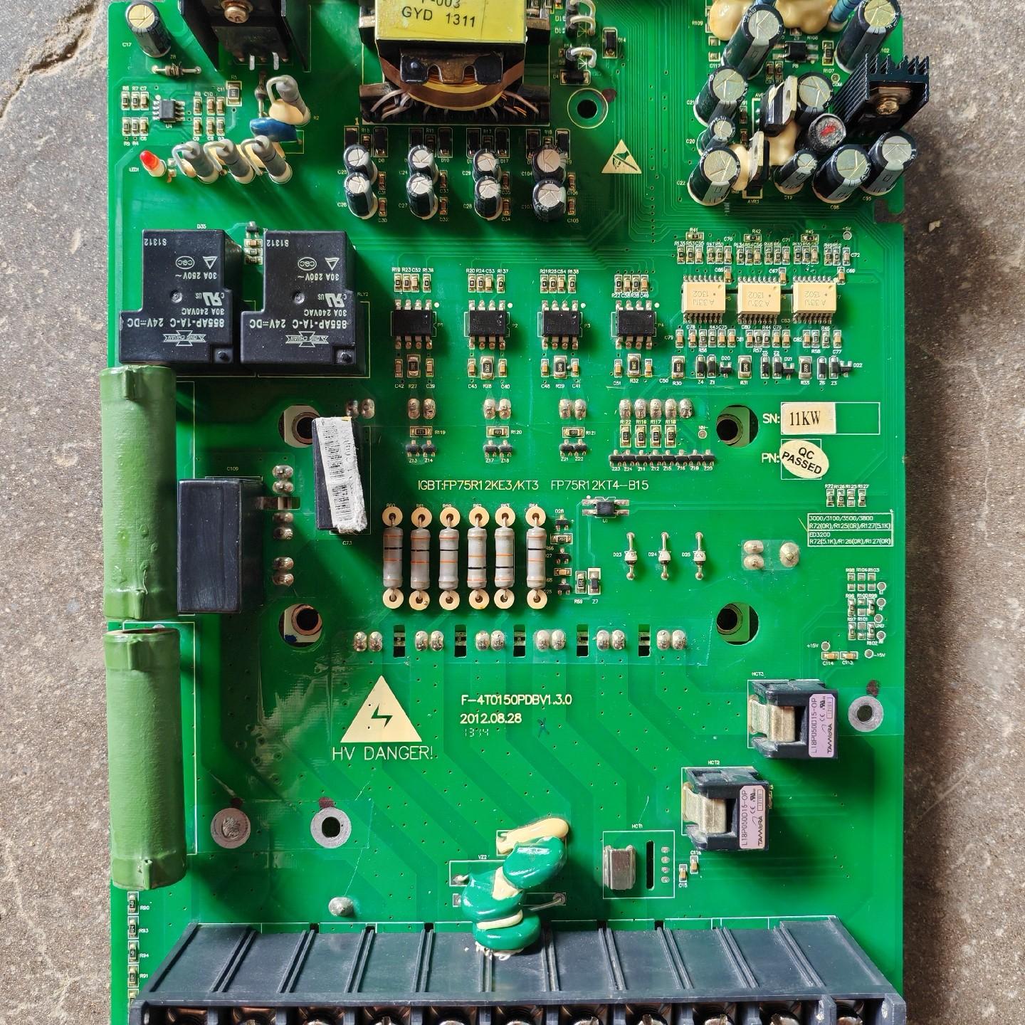 易驱ED3200变频器驱动板功率11KW带模块F-4T015