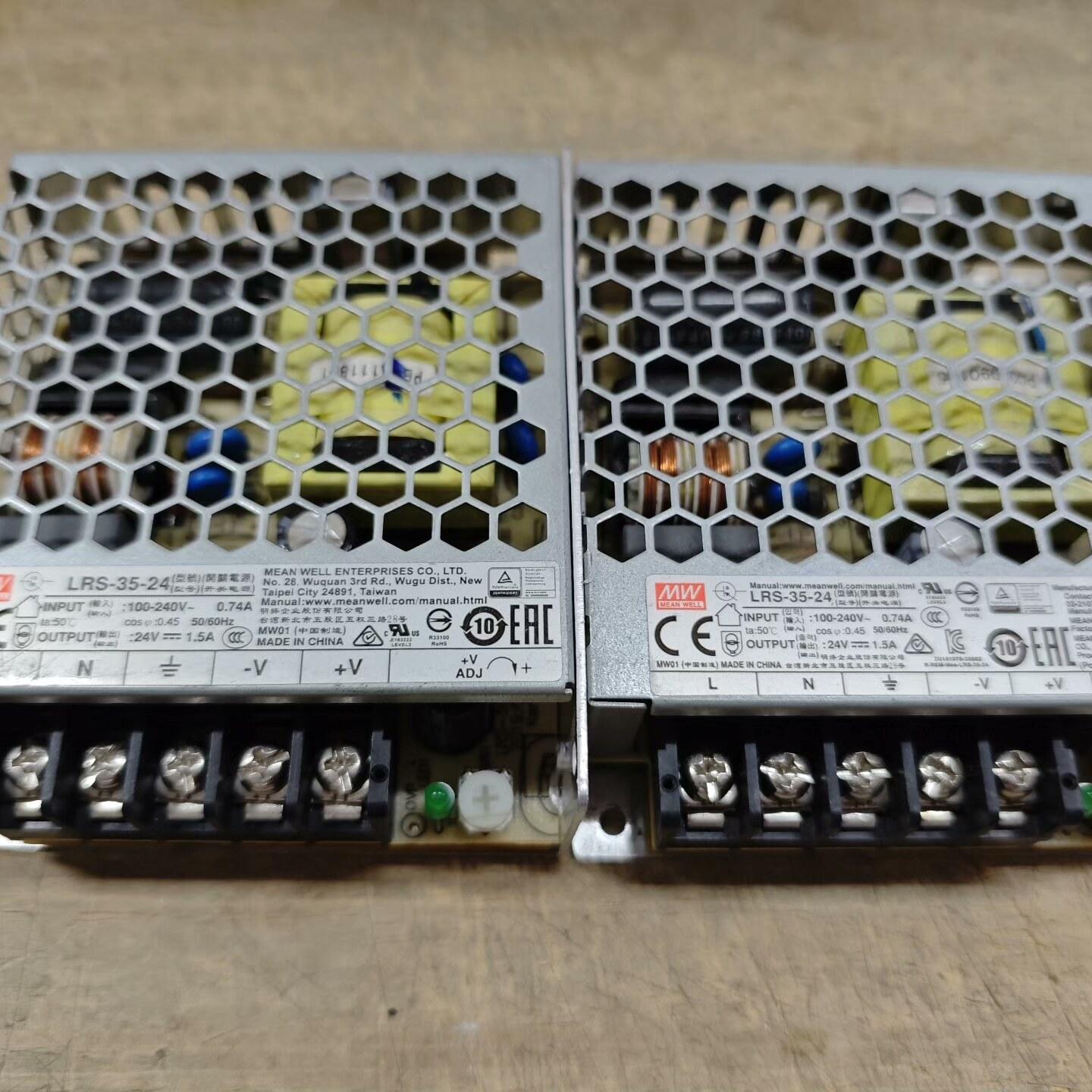 台湾明纬开关电源LRS-35-24 输出DC24V1.5A。