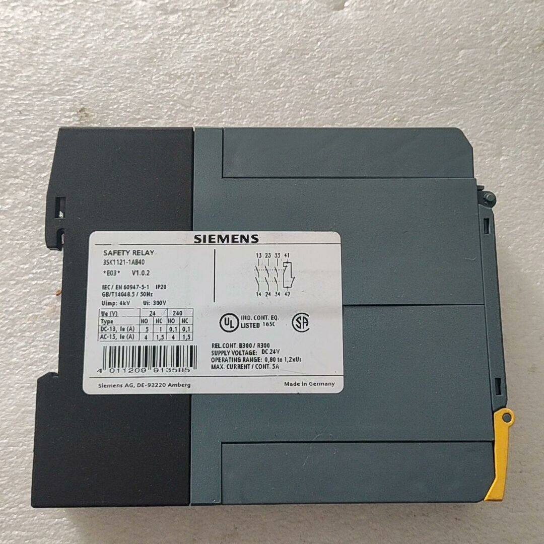 安全继电器 3SK1121-1AB40 需要拍 标
