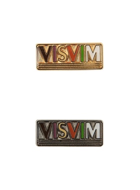 813C原创日潮配件21SS SPOT PIN BADGE 彩色字母徽章胸针非visvim