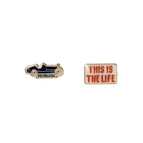 813c原创日潮老爷车visvim胸针