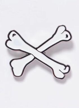 新款18ss 骨头胸针 余文乐同款胸针徽章 非dcdt