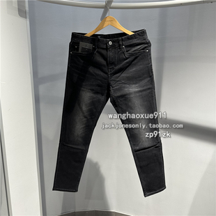 杰克琼斯jackjones901冬季新款男微弹力休闲潮修身锥型小脚牛仔裤