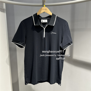 夏季 翻领T恤POLO衫 男士 休闲短袖 莱卡棉时尚 杰克琼斯JACKJONES