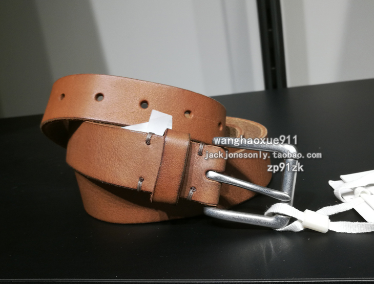 JackJones/½Ü¿ËÇí˹ ½ø¿ÚţƤ¸ï×ö¾ÉÕë¿ÛÄÐÊ¿Ñü´øÆ¤´ø ר¹ñ²É¹º