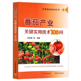 番茄产业关键实用技术100问解析 病虫害诊治图谱西红柿小番茄圣女果科学高效种植技术方法大棚番茄植株养护常见病虫害防治大全书籍
