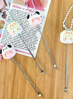 新款卡通小猪小猫掏耳勺可爱少女耳朵挖耳勺工具采耳成人耳钳批发