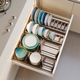 格麦碗碟收纳架厨房抽屉碗架内置分隔橱柜碗盘柜内放碗蝶子盘子