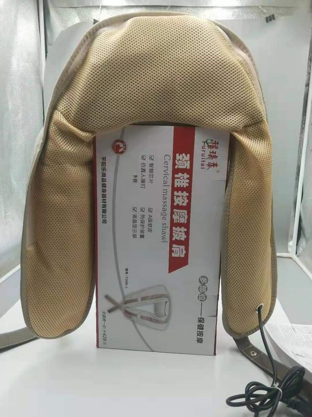 正品福瑞泰捶打按摩披肩颈肩按摩器多功能腰椎腹部捶背机敲打全身
