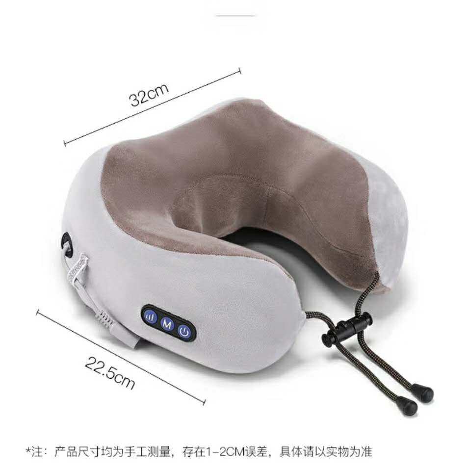多用颈椎按摩器仪u型枕脖子颈部家用多功能肩部肩颈电动便携枕头