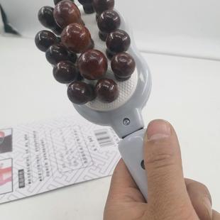 捶背器敲打伸缩把锤子按摩敲打锤颈部小锤子按摩棒球拳头扇子形