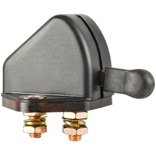 耐施特汽车电瓶断电总开关改装电源闸刀半挂电瓶开关手拧12V通用