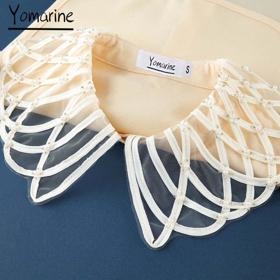 悠美瑞休闲雪纺假领子