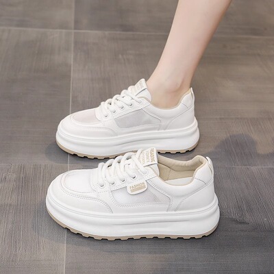 小白鞋女款2026新款夏季网鞋板鞋
