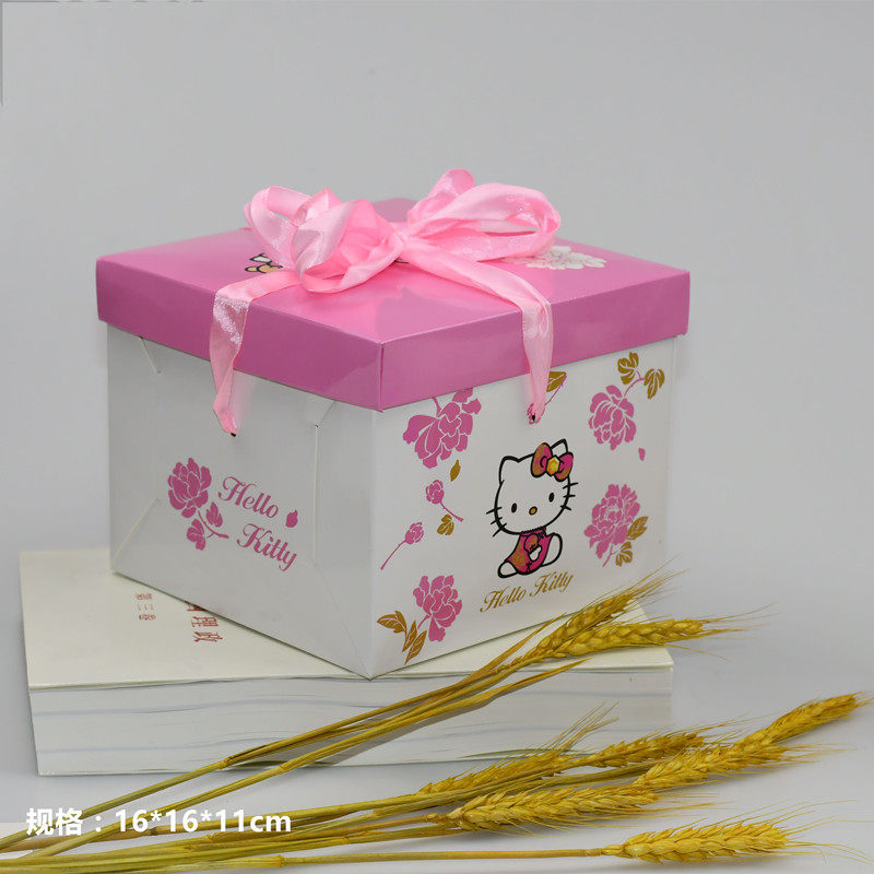 4寸迷你生日蛋糕甜品盒子儿童手