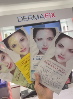 露思推荐！DERMAFIX韩国胶原蛋白贵妇面膜单片深层补水保湿修护