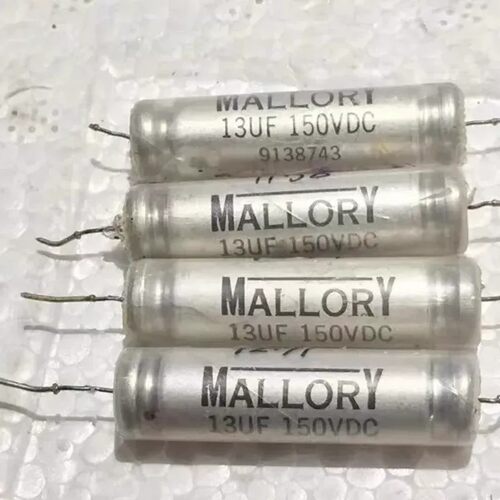 议价西电胆机里拆下MALLORY 13UF 150V钽电容，成色