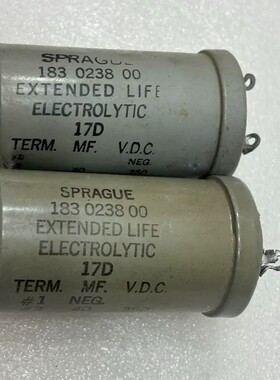 议价西电代工的灰色40UF 350V电解一对:西电胆机里拆下，尺