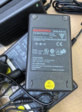 议价台湾powerbox电源适配器，型号SPN-470-12，1