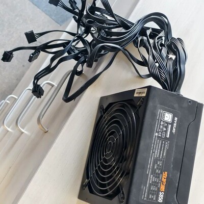 议价百硕守护者S850电源，额定750w，主板供电24p，cpu