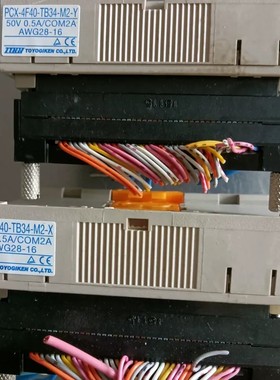 议价端子PCX-4F40-TB34-M2-X/Y各一个，九成新，