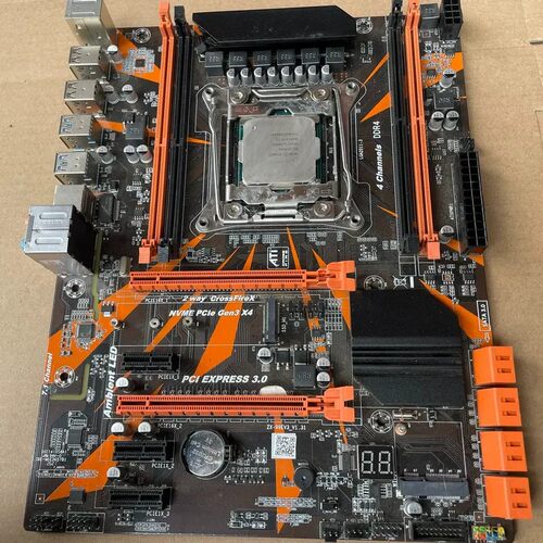 议价科脑X99EV3-V1主板 E5-2630V4 功能正常，标