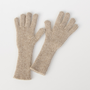 全指手套儿童羊绒羊毛针织手套女秋冬季保暖护手腕分指手套男女童