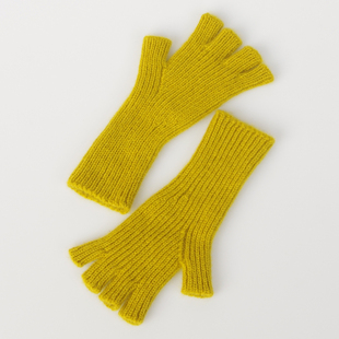 儿童手套羊绒羊毛针织手套女冬季保暖百搭简约分指手套男女童新款