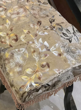 欧式加厚烫金金丝绒通用古筝罩