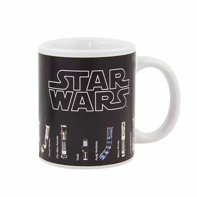 Star Wars Mug创意星球大战光剑热反应陶瓷变色马克杯感温咖啡杯