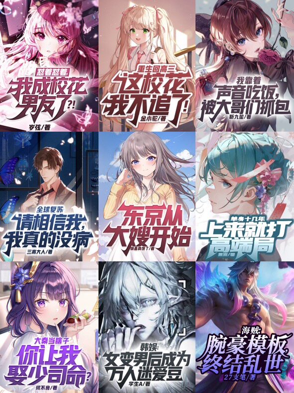 小说封面设计专业网文排版平面字体美化加急代做