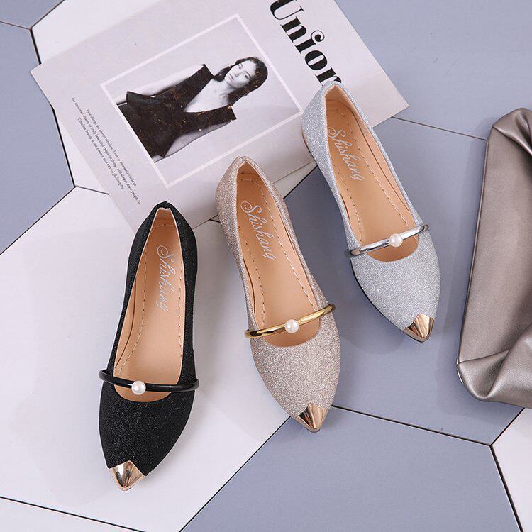 2019夏季韩版新款女鞋尖头平底鞋浅口单鞋13在类目 女鞋, 低帮鞋中 - 来自Buy2taobao.com提供专业的淘宝代购服务