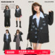通勤独特小西服套装 KEIKO 外套春季 高级感松弛廓型西装 蝴蝶绣