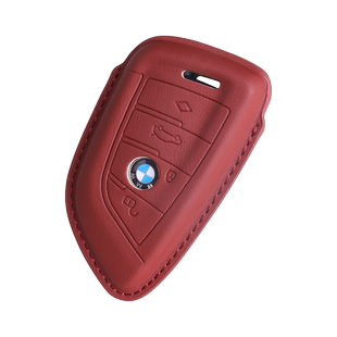 适用宝马钥匙套5系530li三系325刀锋x3x1x5i3真皮7系液晶屏车壳扣