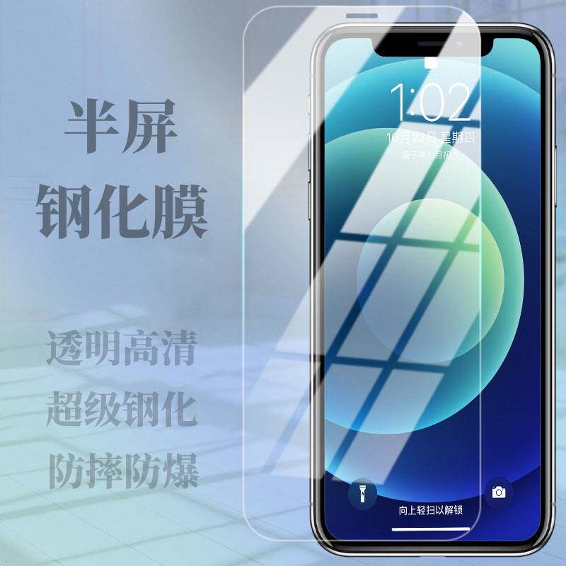 适用苹果15Pro max高清钢化膜iPhone13 12 11防窥膜xr xs全屏覆盖xsmax ix 6 7 8pl