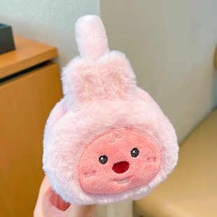 秋冬保暖卡通猫咪耳罩儿童毛绒耳包男女童防冻小女孩御寒耳暖耳包