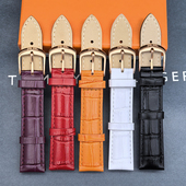 FOLLI FOLLIE芙丽芙丽真皮表带多种颜色18MM平口通用女士手表配件