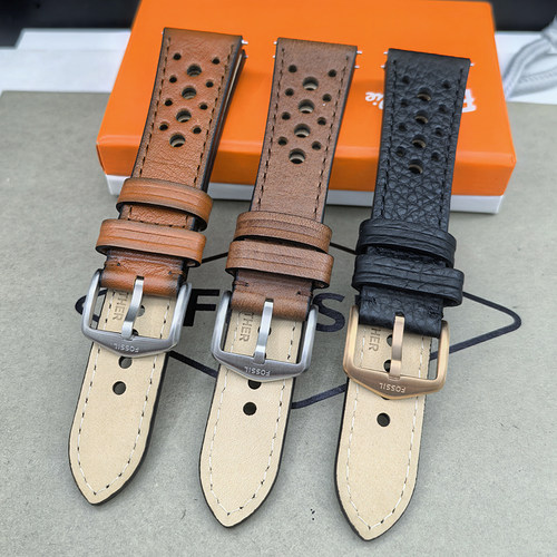 FOSSIL真皮表带22MM通用