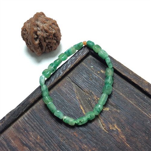 天然玉石独山玉女士手链随形手串