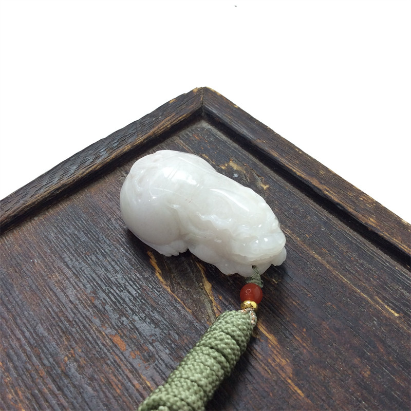 南阳独山玉透水白料貔貅挂坠男士招财聚财玉吊坠毛衣链送女友礼物,珠宝/钻石/翡翠,颈饰,淘宝优惠券,粉丝福利购,淘宝优惠卷