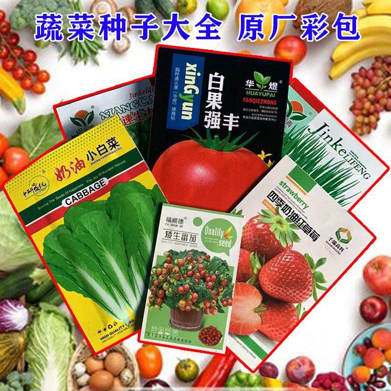 春季蔬菜种子四季播盆栽阳台庭院香菜辣椒番茄小白菜芹菜生菜大全,鲜花速递/花卉仿真/绿植园艺,家庭园艺种子,淘宝优惠券,粉丝福利购,淘宝优惠卷