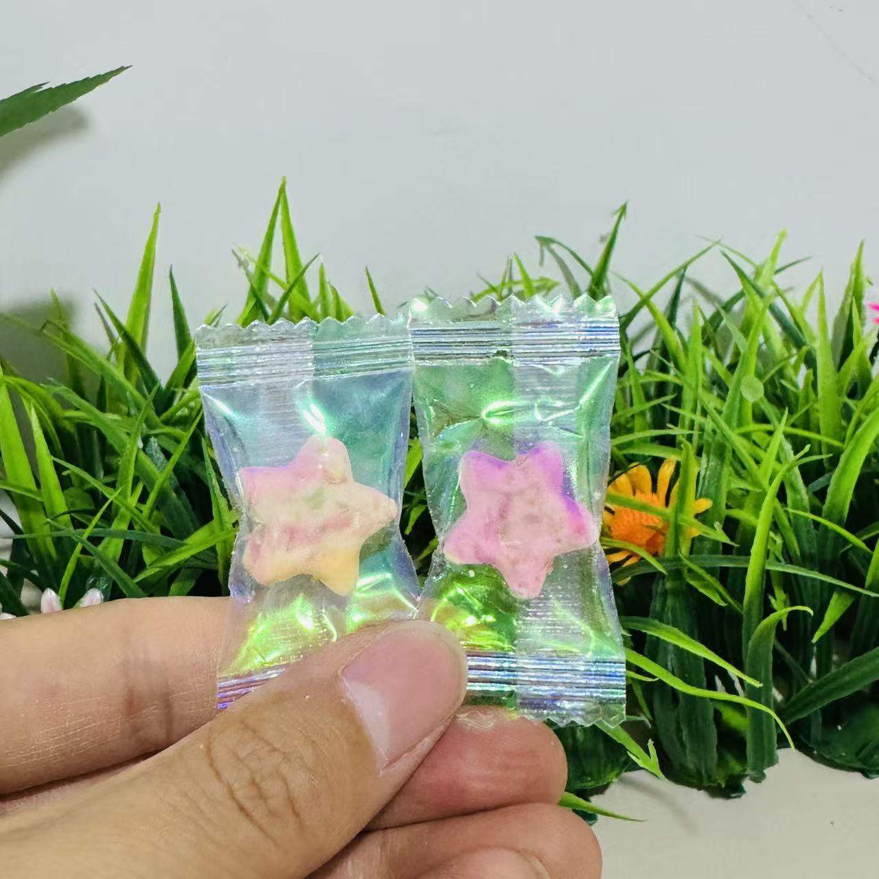 星星造型跳跳糖奶片儿童奖励解馋零食奶香味浓郁趣味独立包装糖果