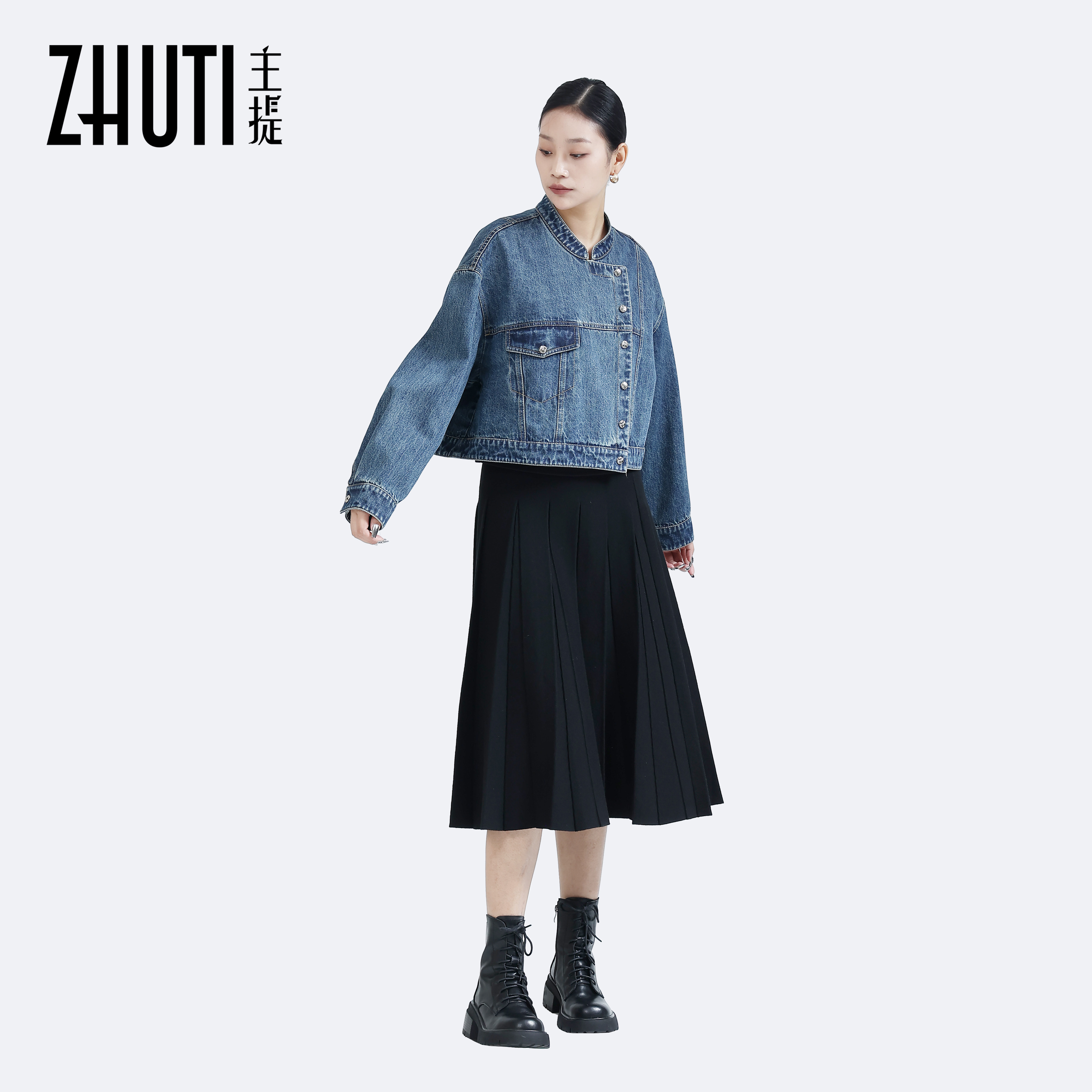 2025主提春季女装新款品牌专柜设计款高级感时尚气质百搭牛仔外套