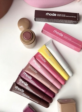 现货 新品Rhode 海莉 lip tint 有色护唇啫喱唇蜜润唇膏口红10ml