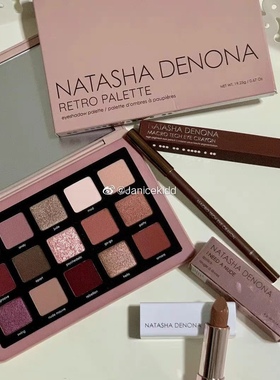 现货 Natasha Denona Glam眼影盘15色 ND新色retro/Pastel水泥盘